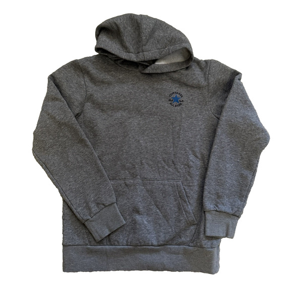 Converse Other - CONVERSE Kids Hoodie Heather Grey Pullover Boys Large